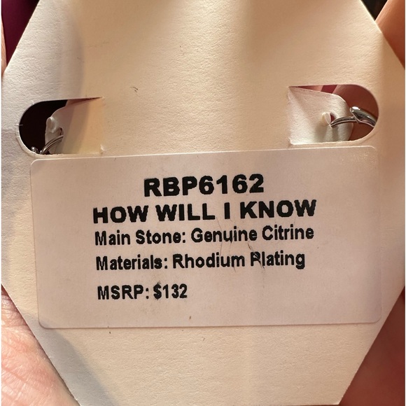 How will I know BP earrings! Genuine citrine stones - Picture 3 of 3